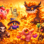 buy brainrots in Steal a Brainrot Roblox game showing rare and God-tier characters with coins and loot, ready for fast in-game progression