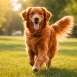 red golden retriever