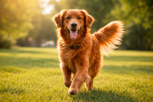 red golden retriever